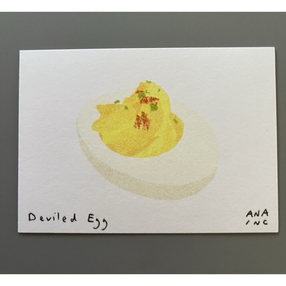 Ana Inciardi Mini Print - Deviled Egg